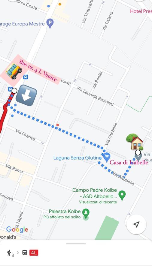 Casa Di Isabelle Venezia Διαμέρισμα Μέστρε Εξωτερικό φωτογραφία